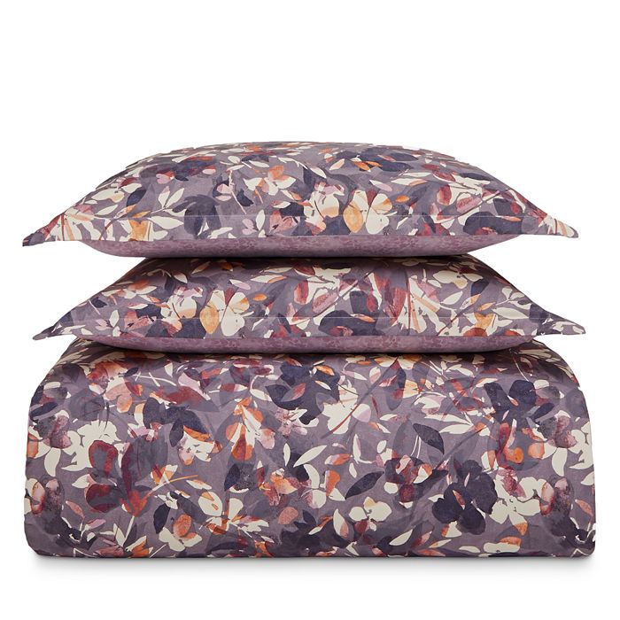 Sky Shadow Floral Twill Duvet Cover Set, Full/Queen - 100% Exclusive ...
