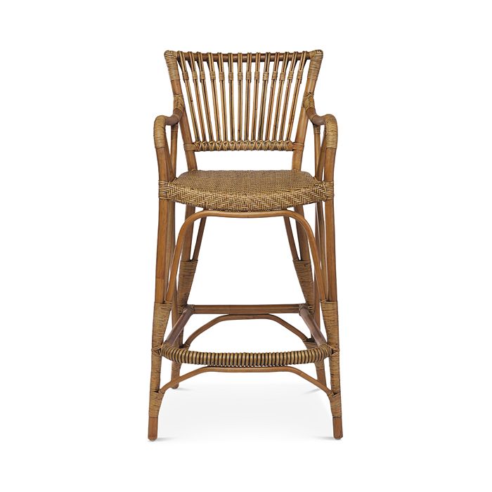 Shop Sika Designs S Blues Rattan Bar Stool In Antique