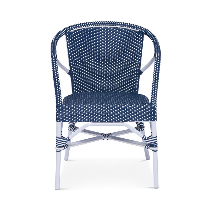 Shop Sika Designs S Madeleine Outdoor Bistro Arm Chair In Navy