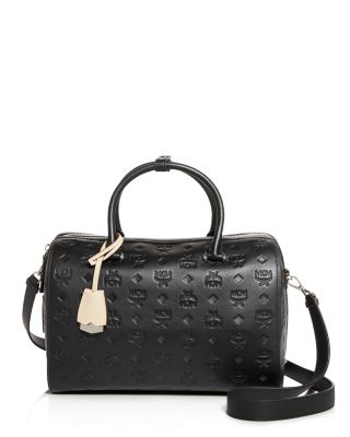 Boston leather handbag MCM Camel in Leather - 36096007