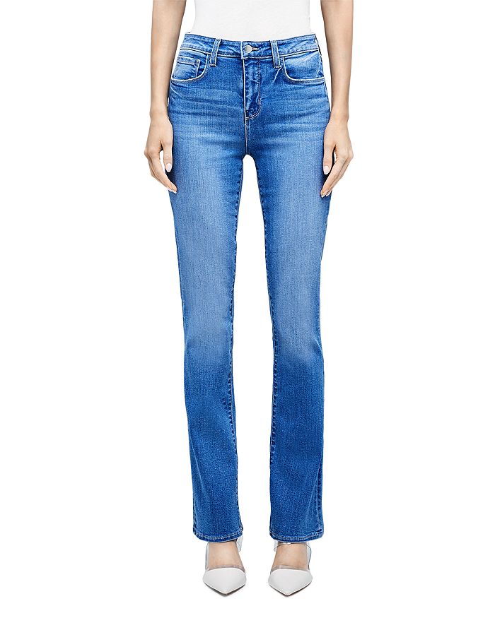 L Agence L'agence Oriana Straight-leg Jeans In Dover