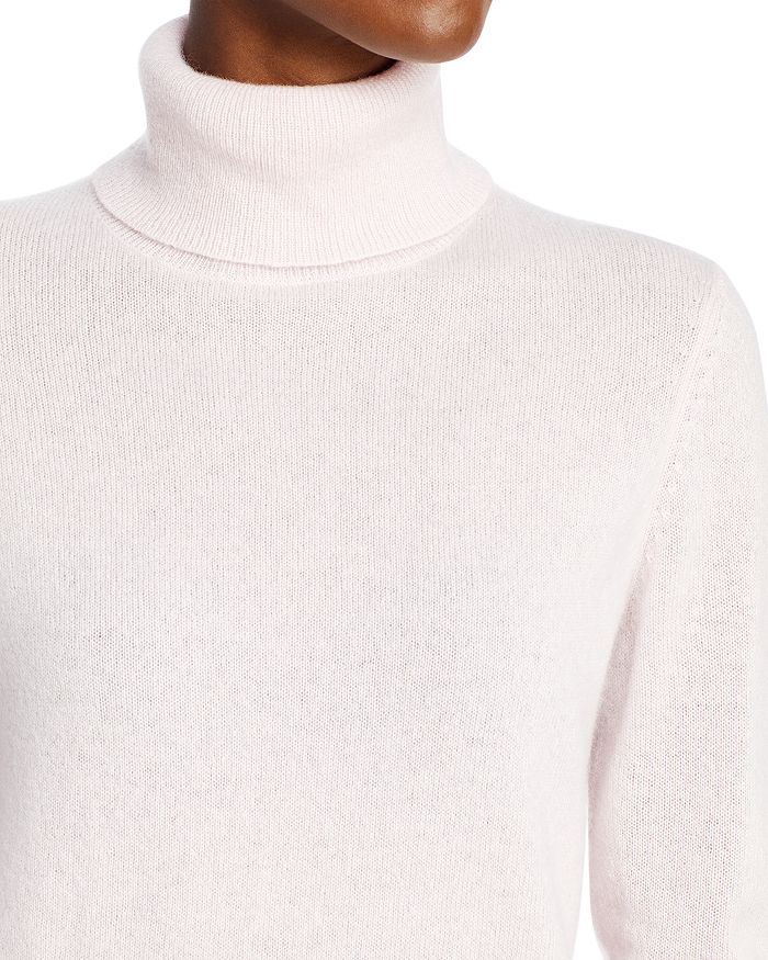 Shop C By Bloomingdale's Cashmere Turtleneck Sweater - 100% Exclusive In Petal Pink
