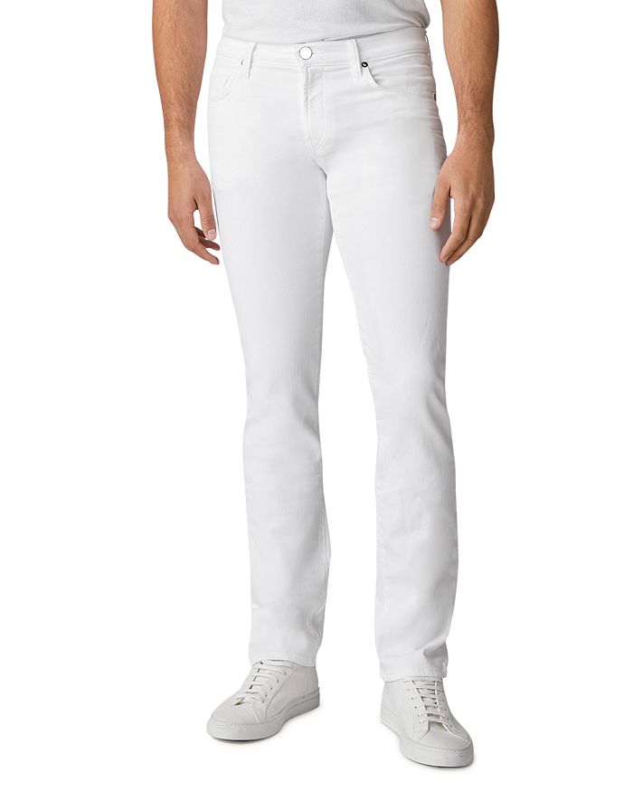 J Brand Kane Straight Fit Jeans in Keckley White | Bloomingdale's