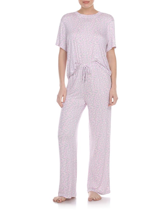 Honeydew All American Pajama Set In Harmony Leopard