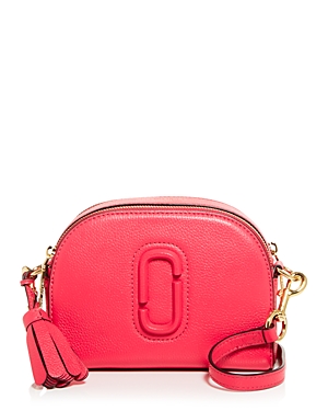 Marc Jacobs Shutter Small Leather Crossbody In Peony