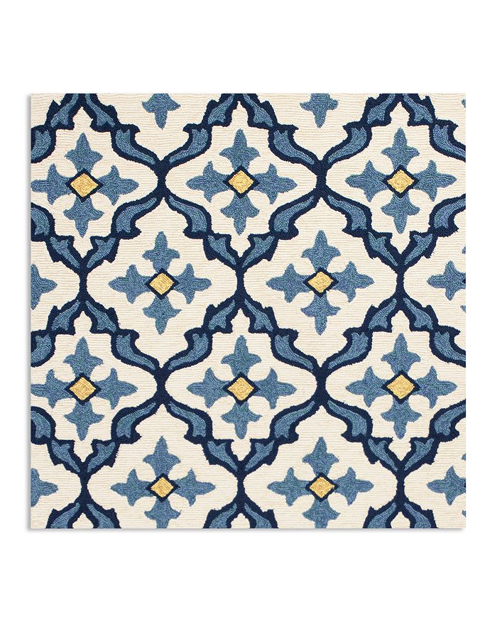 Shop Kas Harbor Mosaic Area Rug, 3'3 X 5'3 In Ivory/blue