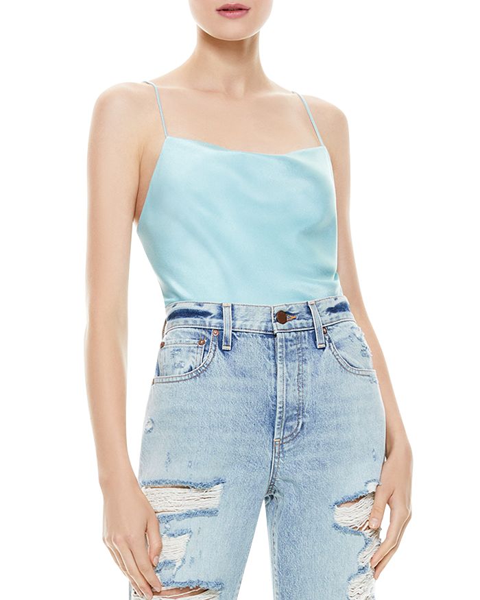 ALICE AND OLIVIA ALICE + OLIVIA HARMON COWL NECK CAMISOLE,CC007205030