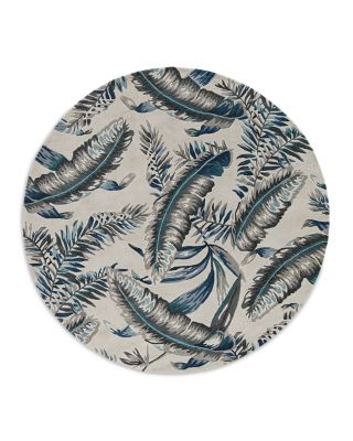 Kas Havana Tropics Round Area Rug, 7'6 x 7'6