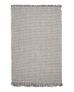 Shop Kas Maui Houndstooth Area Rug, 5' X 8' In Ivory