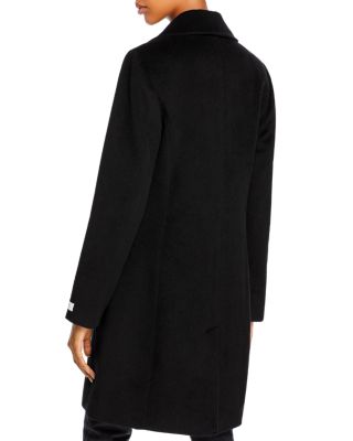 calvin klein women's black coat