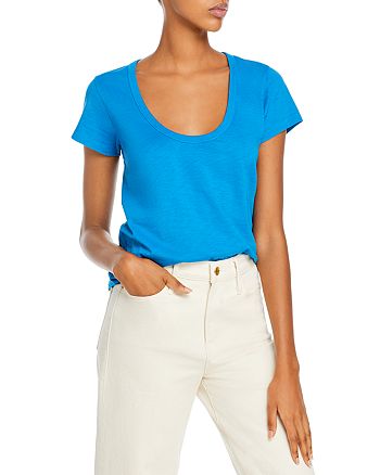 Rag Bone The Slub U Neck Tee Bloomingdale S