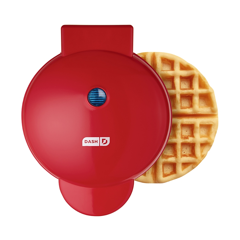 Dash Mini Heart Waffle Maker In Red