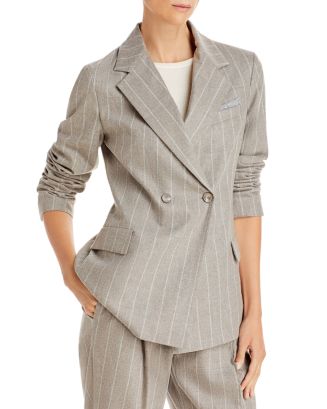 Fabiana Filippi Pinstriped Double Breasted Blazer