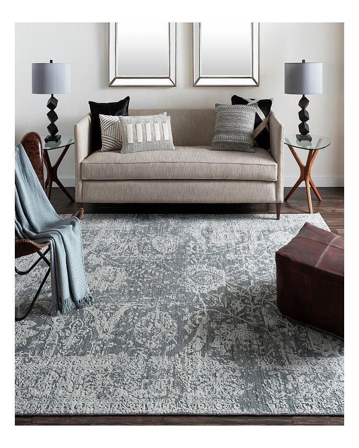 Surya Lucknow Luc-2301 Area Rug, 6' X 9' In Gray