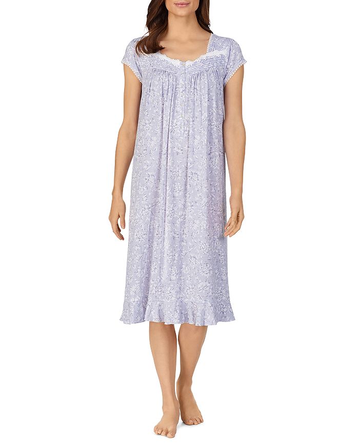 Eileen West Floral Print Cap Sleeve Nightgown Bloomingdale's