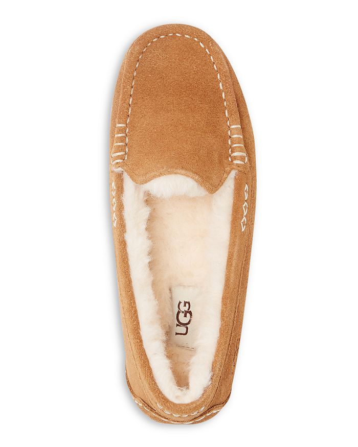 Shop Ugg Women's Ansley Moc Toe Slippers In Chestnut