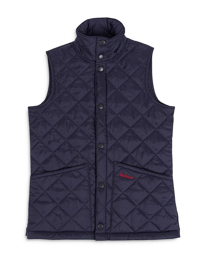 BARBOUR BOYS' LIDDESDALE NAVY QUILTED VEST - BIG KID,CGI0003NY95