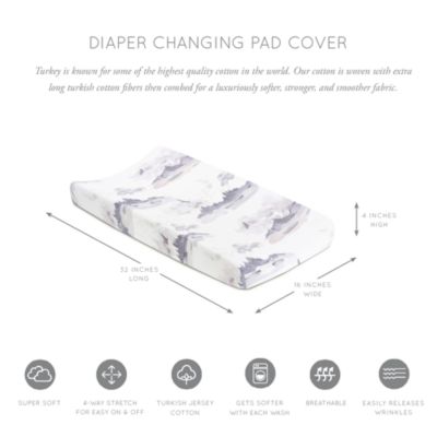 Studio Misty Mountain Jersey Changing Pad Cover