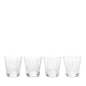 Lalique Lotus Tumblers, Set of 4