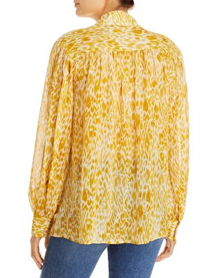 yellow designer tops