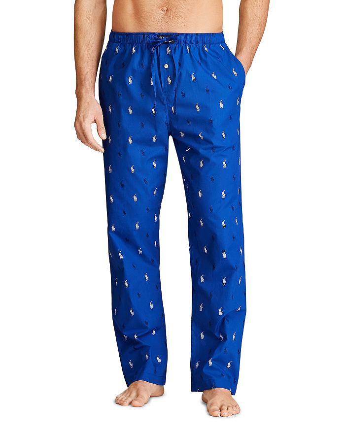 Polo Ralph Lauren Cotton Pony Print Relaxed Fit Pajama Pants ...