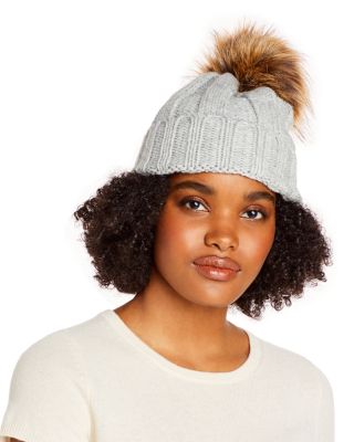 faux fur pompoms for knitted hats