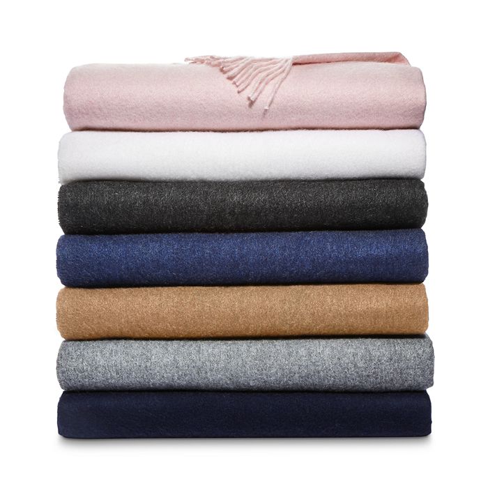 Shop Amicale 100% Cashmere Throw In Charcoal