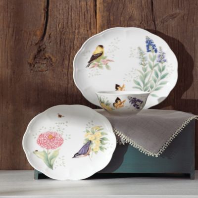 Butterfly Meadow 12 Piece Dinnerware Set