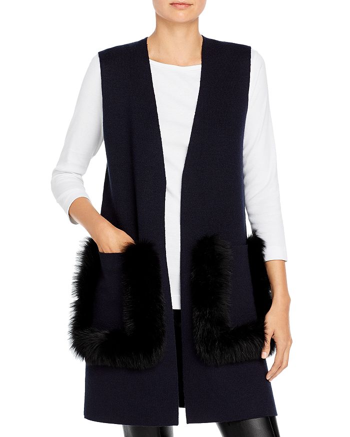 Fur pocket hotsell sweater
