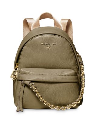 michael kors army green backpack