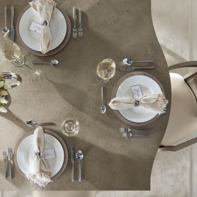 On A Silver Platter Dining Table