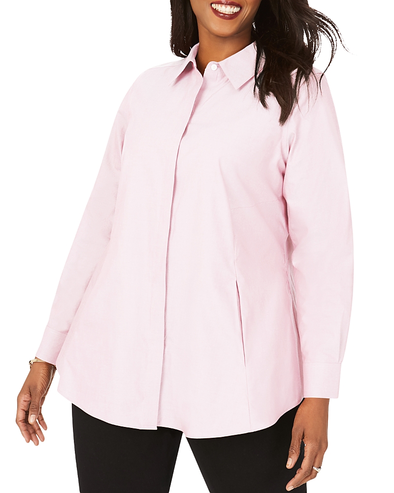 Foxcroft Plus Cici Non Iron Tunic Top