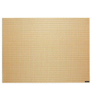 Chilewich Basketweave Rectangular Placemat, 14 X 19 In Gilded