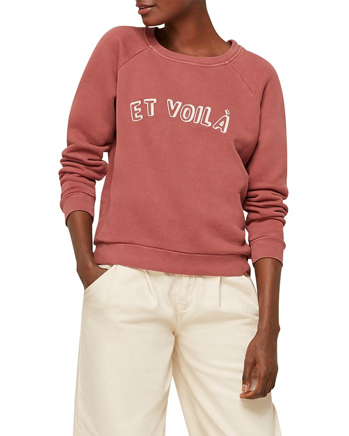 Whistles best sale pink sweatshirt