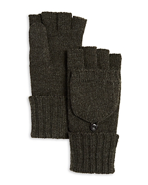 C By Bloomingdale's Pop-top Gloves - 100% Exclusive In Charcoal