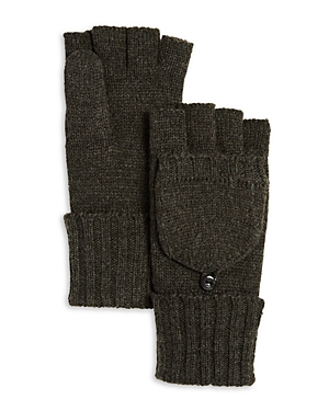C By Bloomingdale's Pop-top Gloves - Exclusive In Charcoal