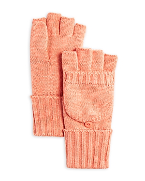 C By Bloomingdale's Aqua Pop-top Gloves - 100% Exclusive In Coral