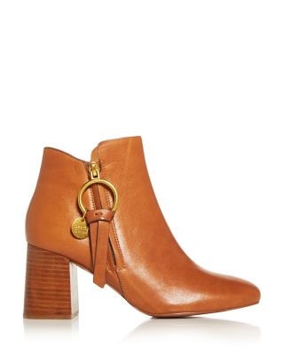 see by chloe studded ankle boots