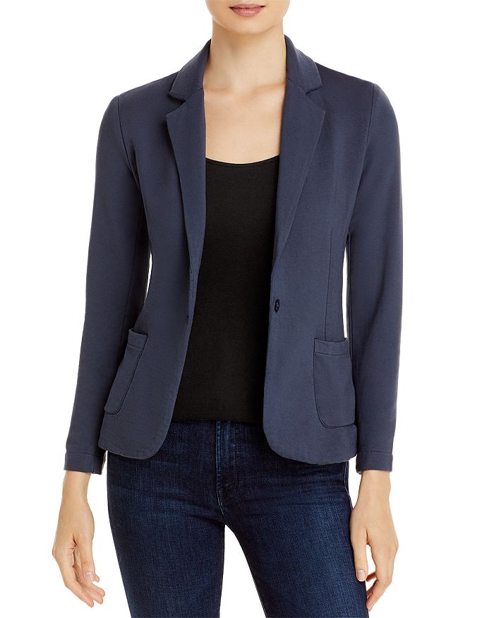 Majestic Filatures French Terry One Button Blazer | Bloomingdale's