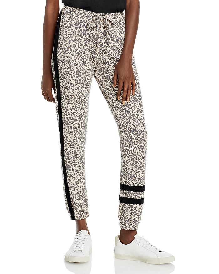 pink leopard joggers