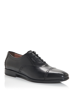 Ferragamo Riley Leather Oxford In Nero