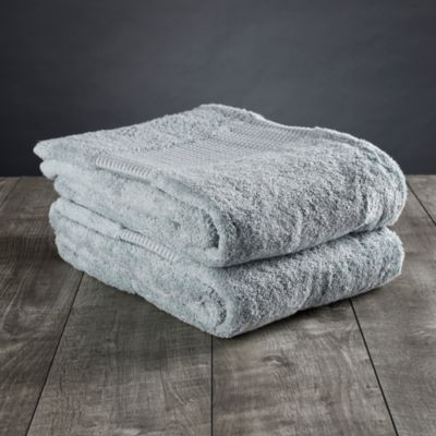 DELILAH HOME - Organic Cotton Bath Towels, Set of 2