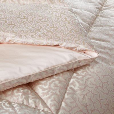 Coral Fern Round Decorative Pillow