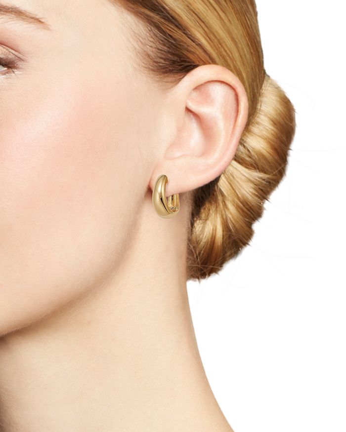 Bloomingdale's Graduated Small Hoop Earrings In 14k Yellow Gold - Exclusive In Yellow Gold