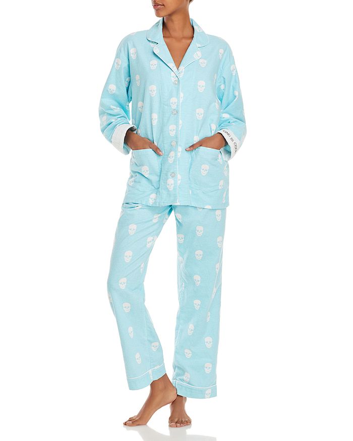 Pj Salvage Printed Flannel Pajama Set Bloomingdale S