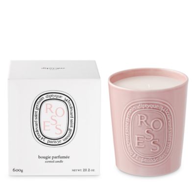 Roses Scented Pink Candle 21.2 oz.