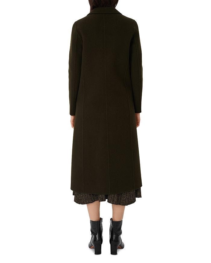 MAJE GALAXIE LONG WOOL BLEND COAT