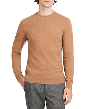 Theory Hilles Cashmere Sweater In Camel
