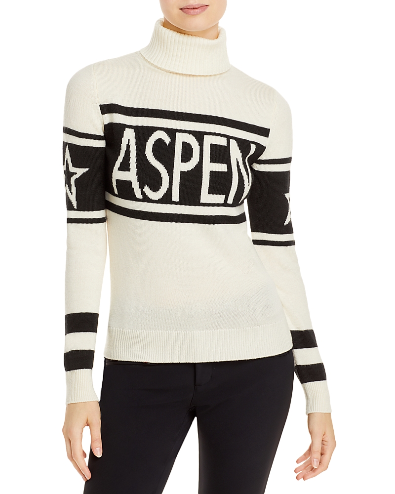 Perfect Moment Schild Aspen Turtleneck Sweater In Snow White
