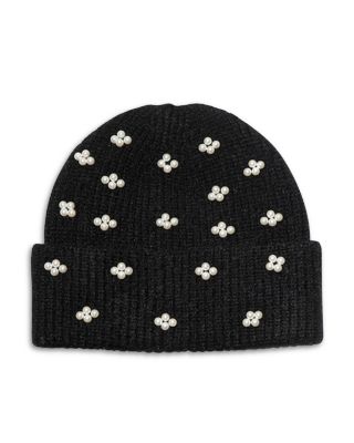 Lele Sadoughi - Faux Pearl Cluster Beanie